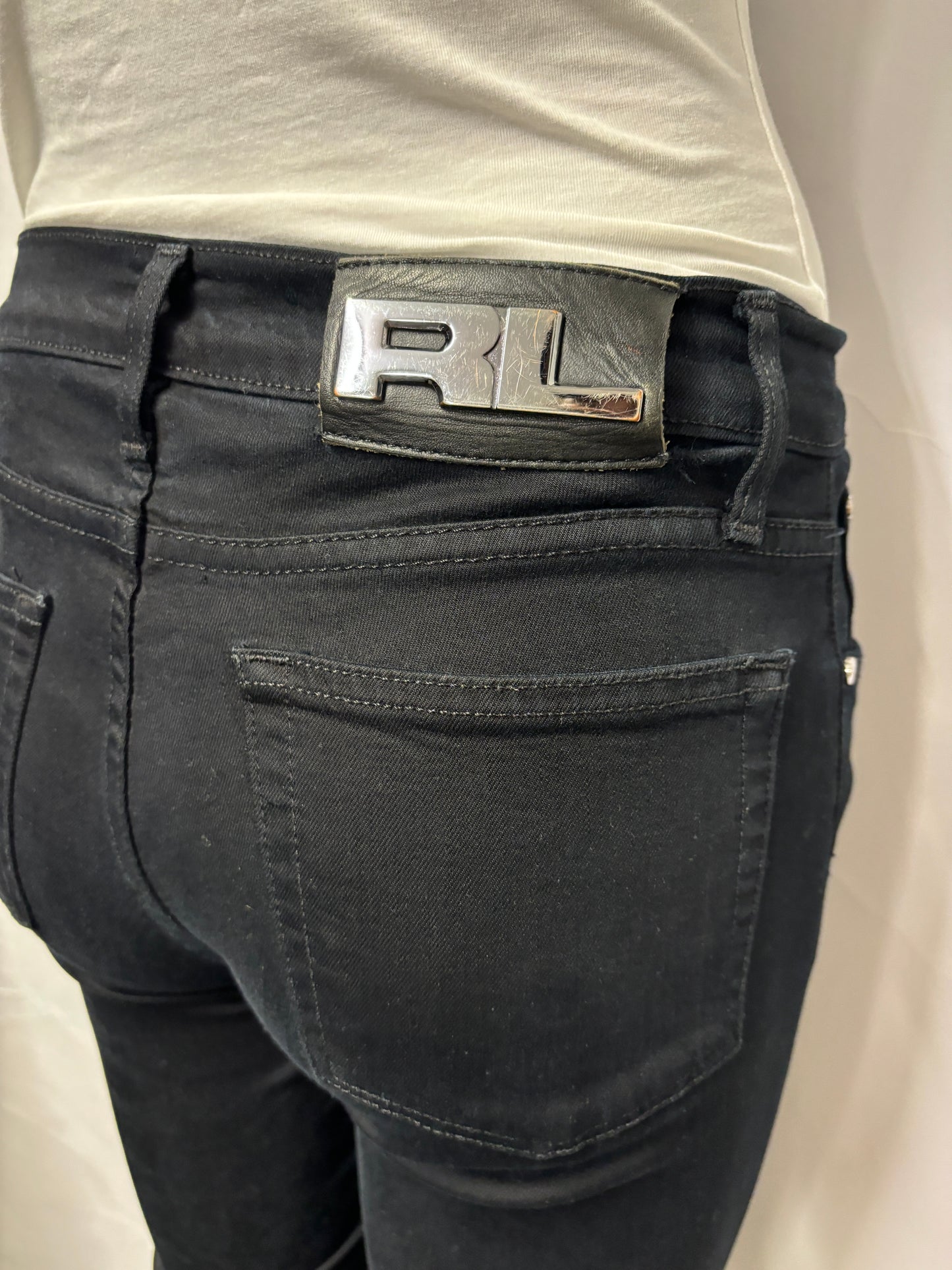 Ralph Lauren Black 105 Super Skinny Jeans 28