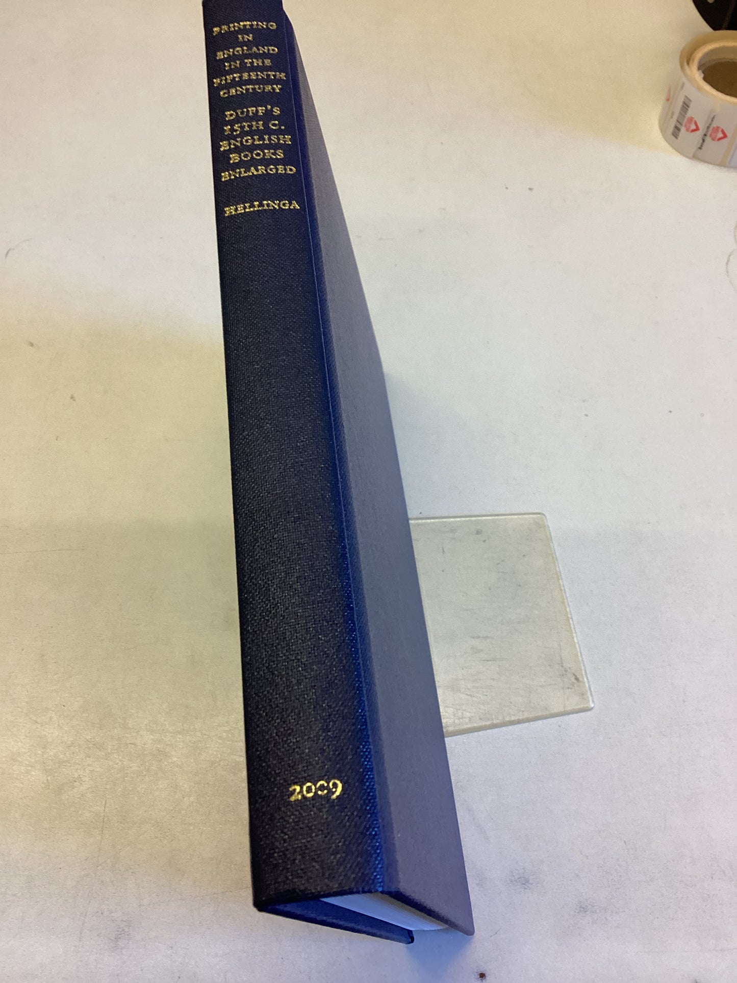 Printing In England In The Fifteenth Century Duff's 15th C English Books Enlarged