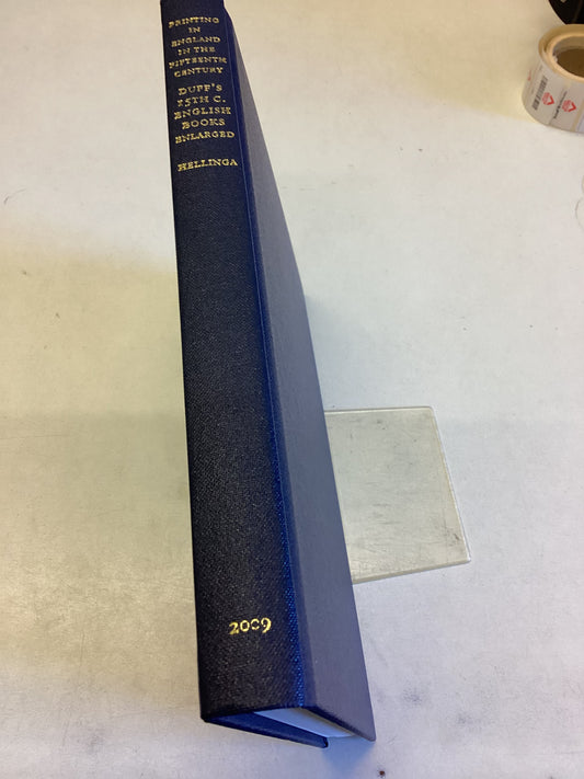 Printing In England In The Fifteenth Century Duff's 15th C English Books Enlarged