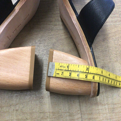 Paloma Wool Black Chunky Heels Sandals Size 39 EU (6 UK)