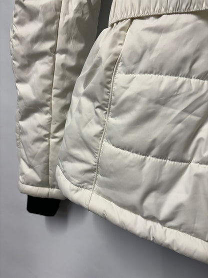 Topshop Ski White Insulated Belted Ski Jacket UK 10