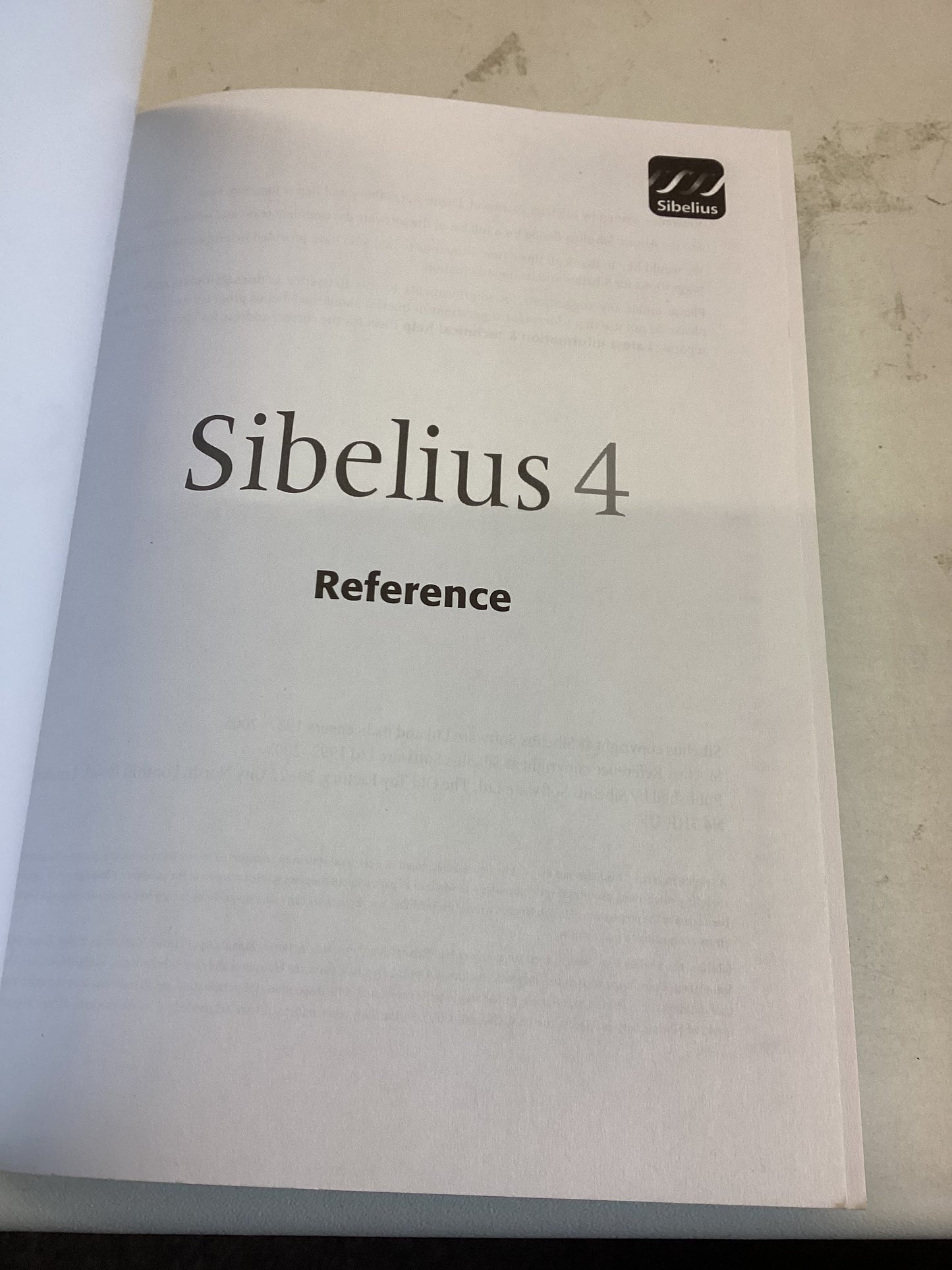 Sibelius 4 Reference