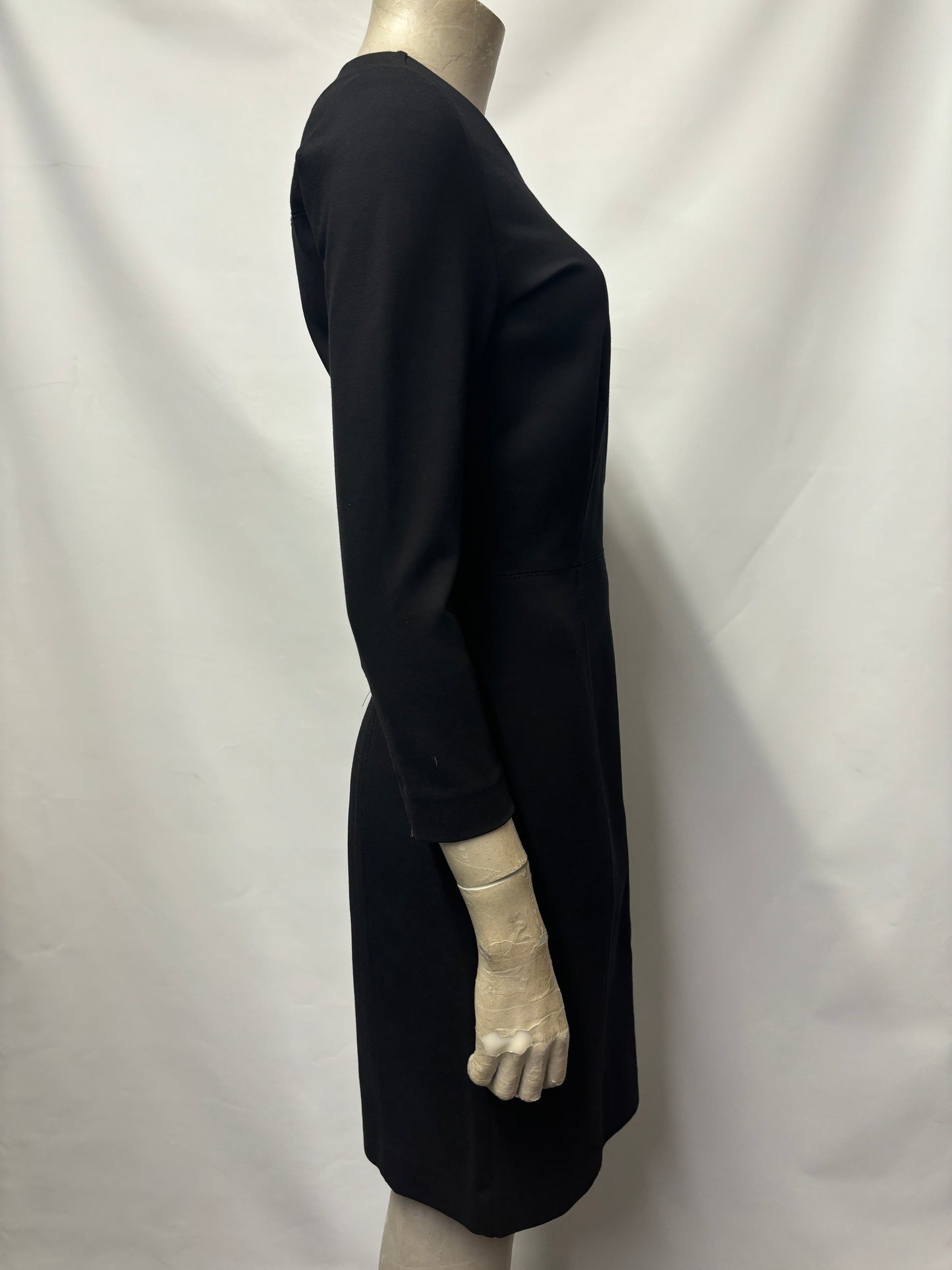 J. Crew Black Smart Fitted Work Dress 2/Small