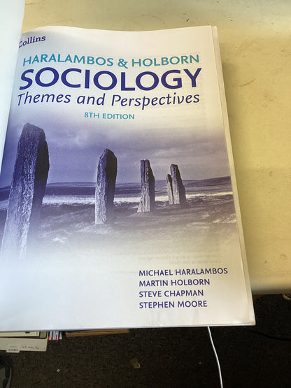 Sociology Themes and Perspectives 8th Edition Haralambos and Holborn