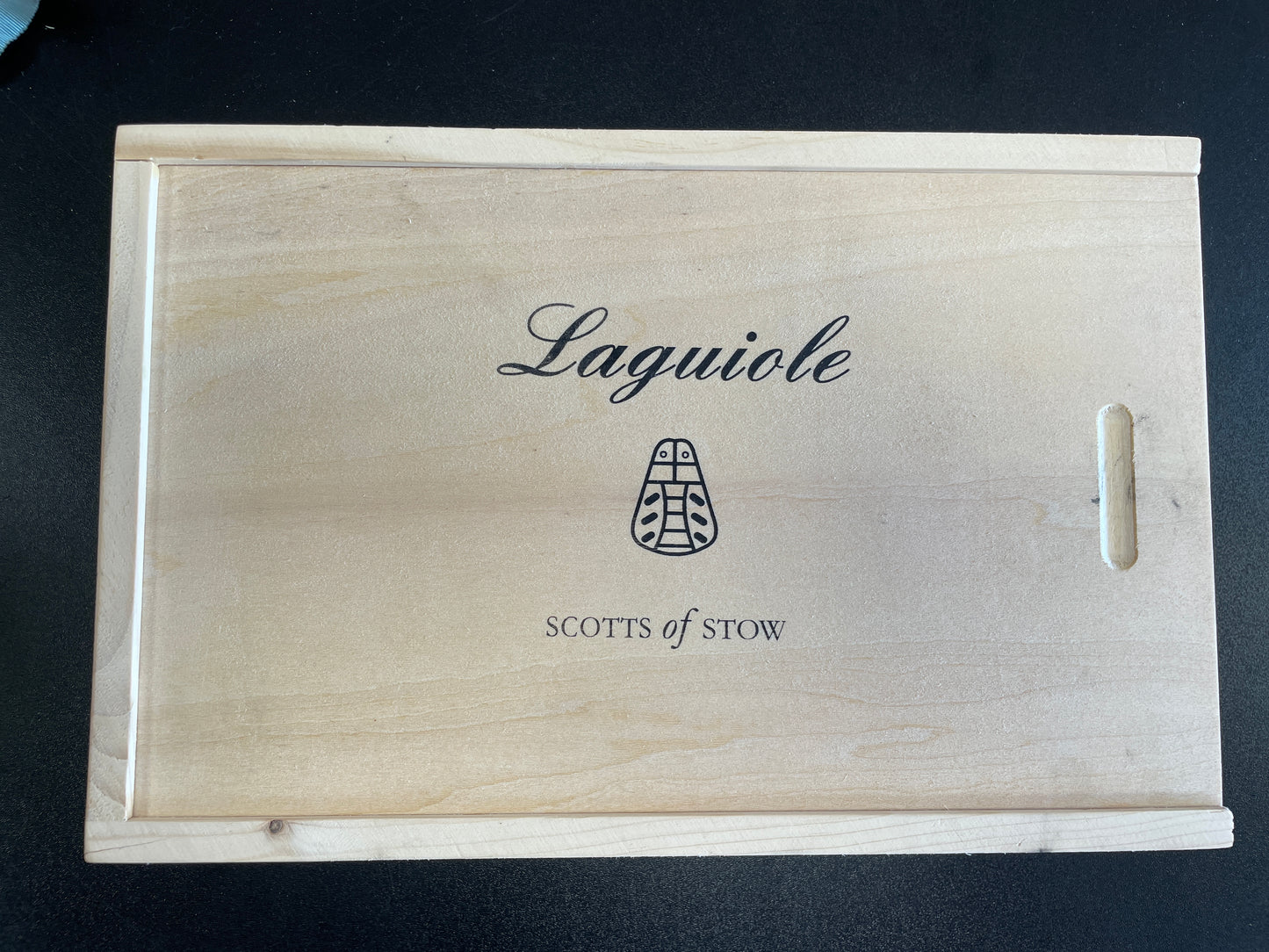 Scotts of Stow New in Box Laguiole Multicoloured Handles Set 6 Steak Knives