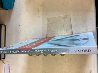 Introduction to Metric and Topological Spaces Second Edition  Wilson A Sutherland