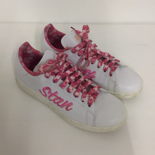 Adidas Primegreen Stan Smith Pink & White Trainers Size UK 7.5