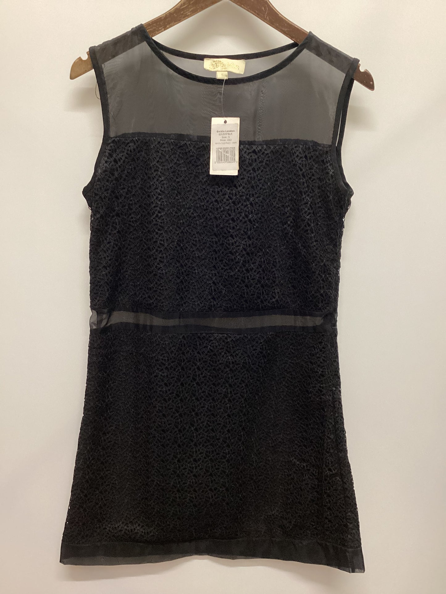 BNWT Goldie London Mini Black Dress Size S