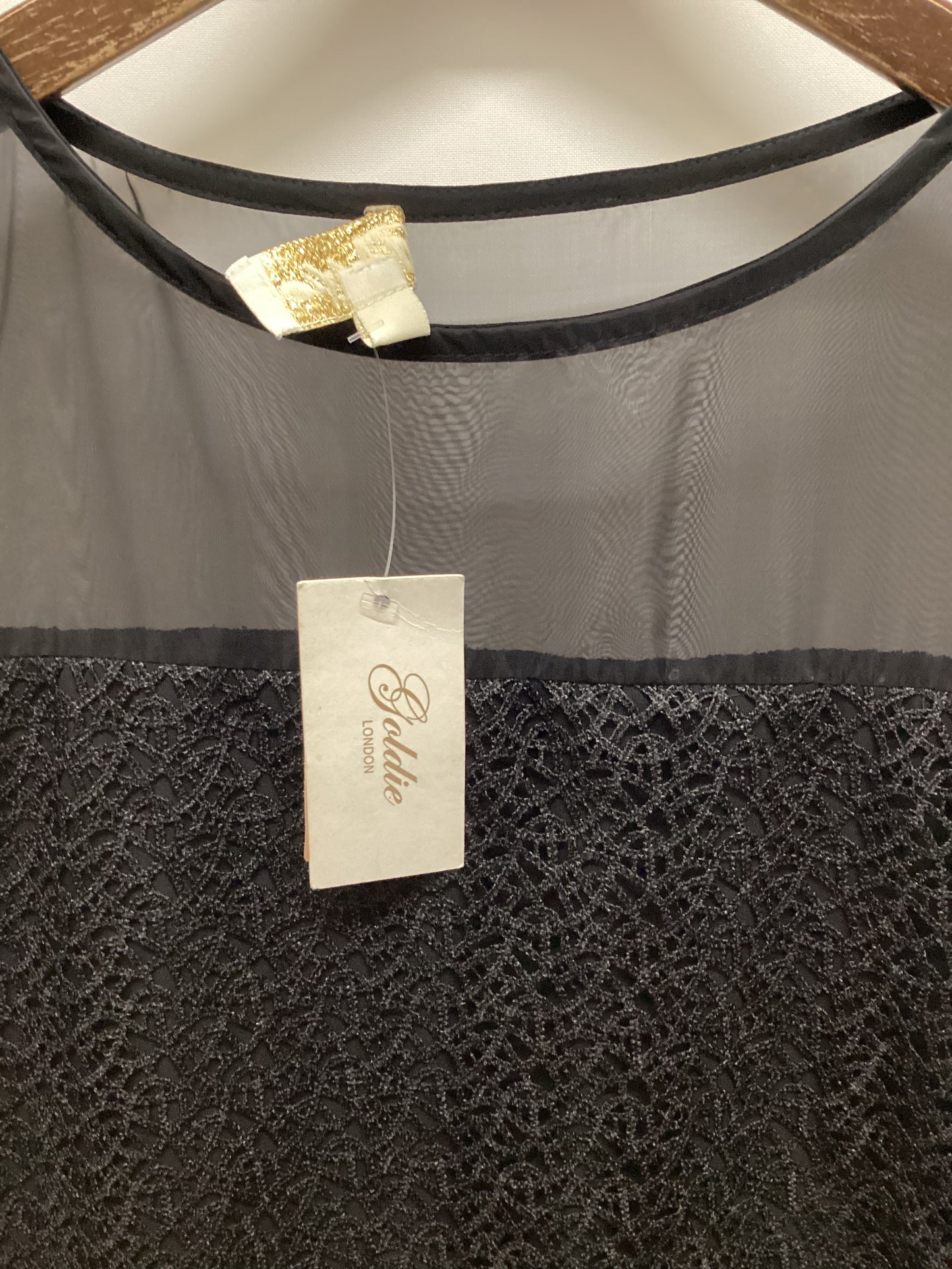 BNWT Goldie London Mini Black Dress Size S