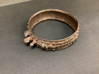 Vintage Copper Shiv Kada Bangle