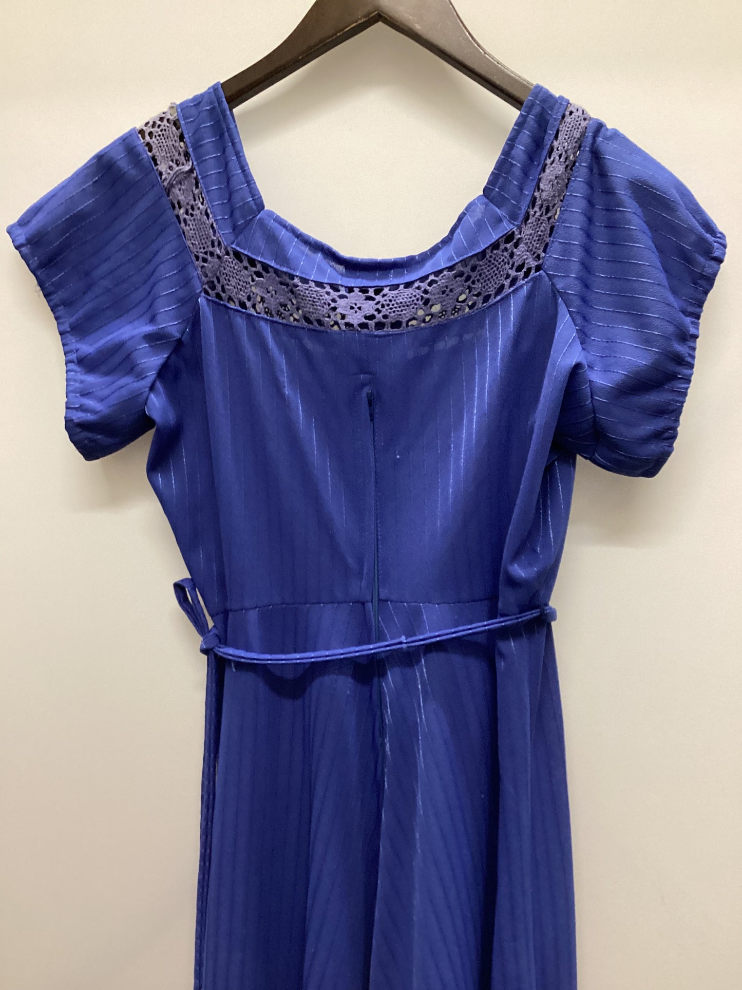 Vintage C&A Blue Stripe Maxi Dress