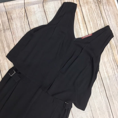 Comptoir Des Cotonniers Black V Neck Jumpsuit Size 14