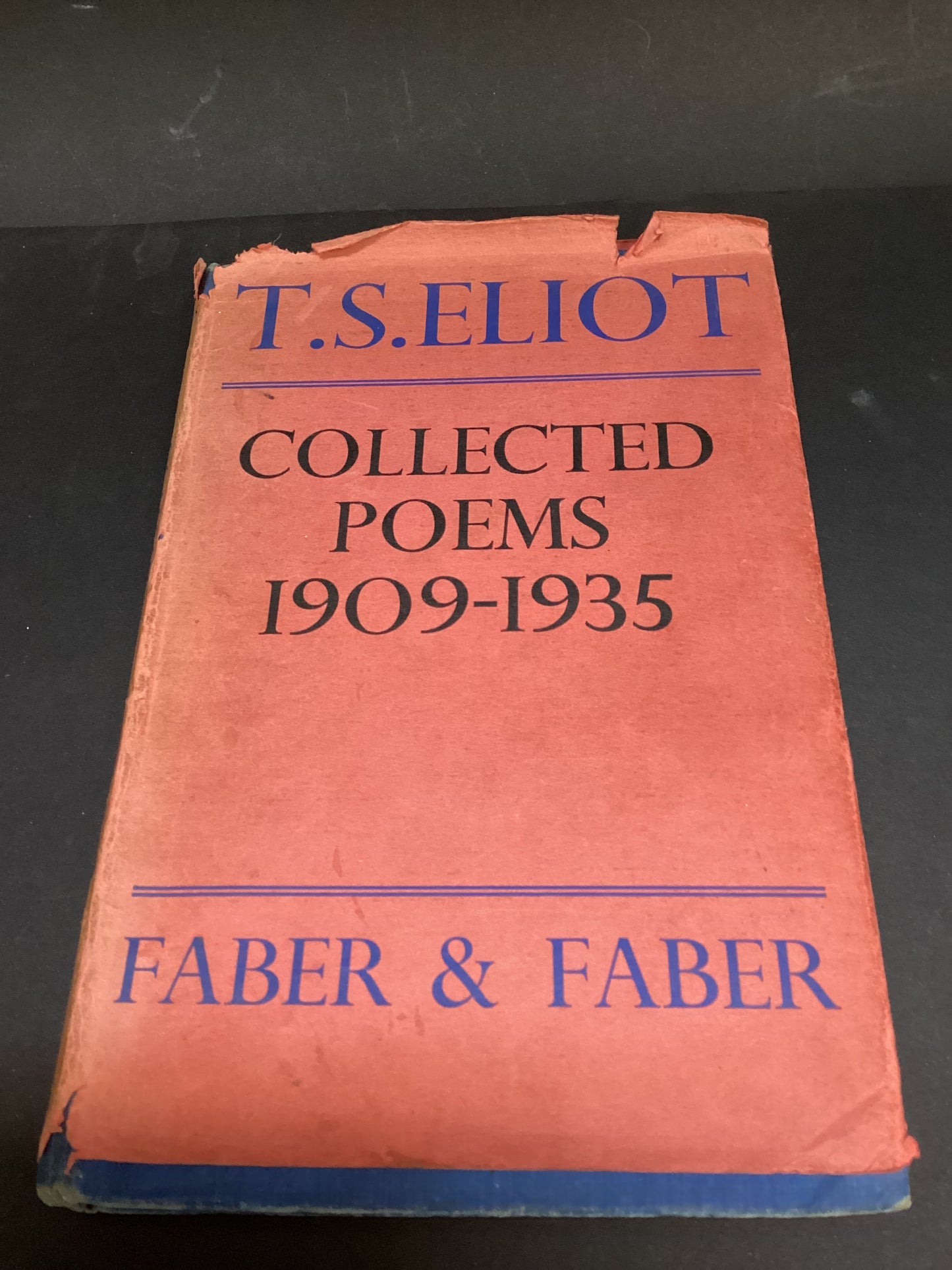 Collected Poems 1909-1935 by T.S. Eliot