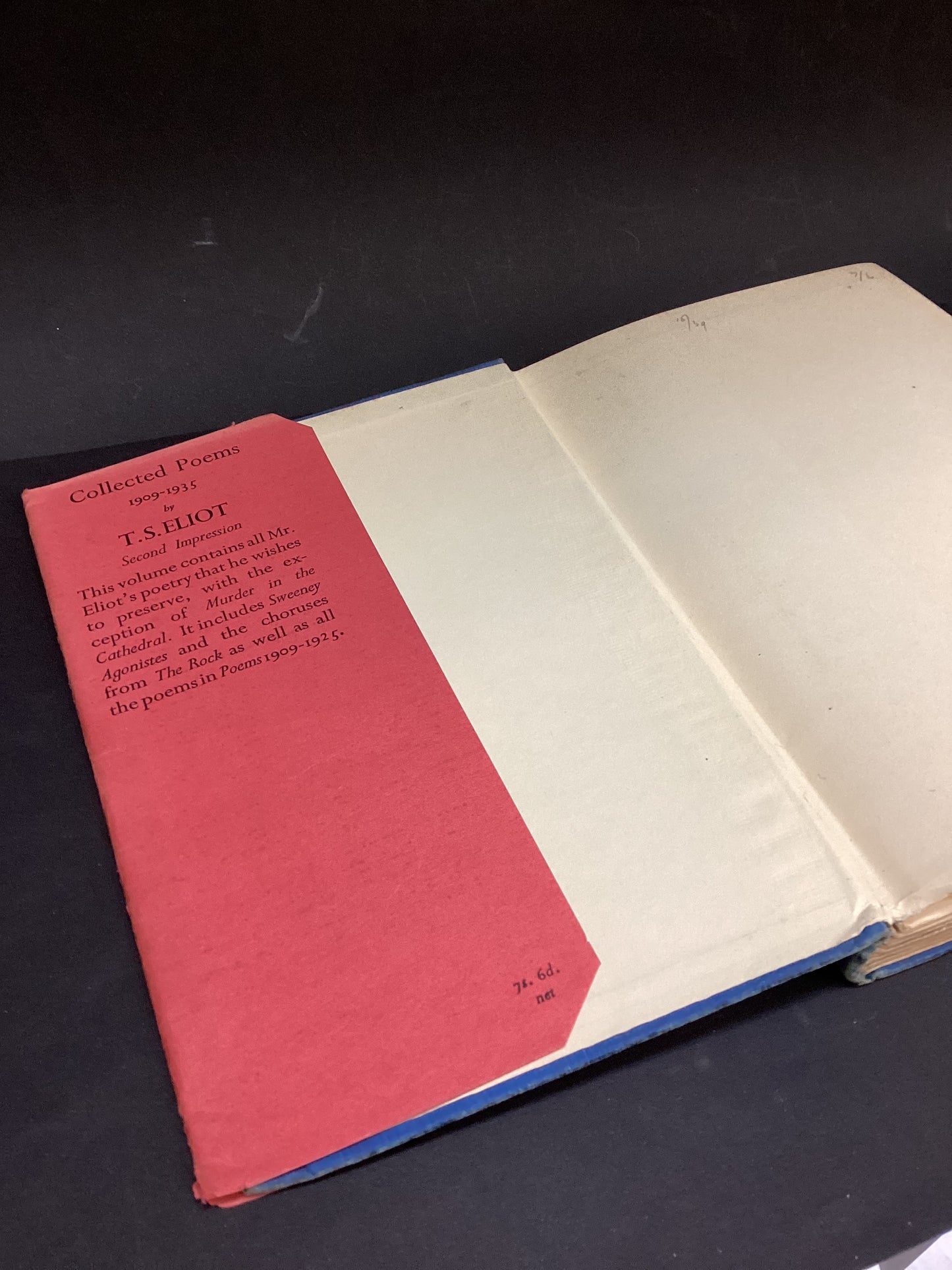 Collected Poems 1909-1935 by T.S. Eliot