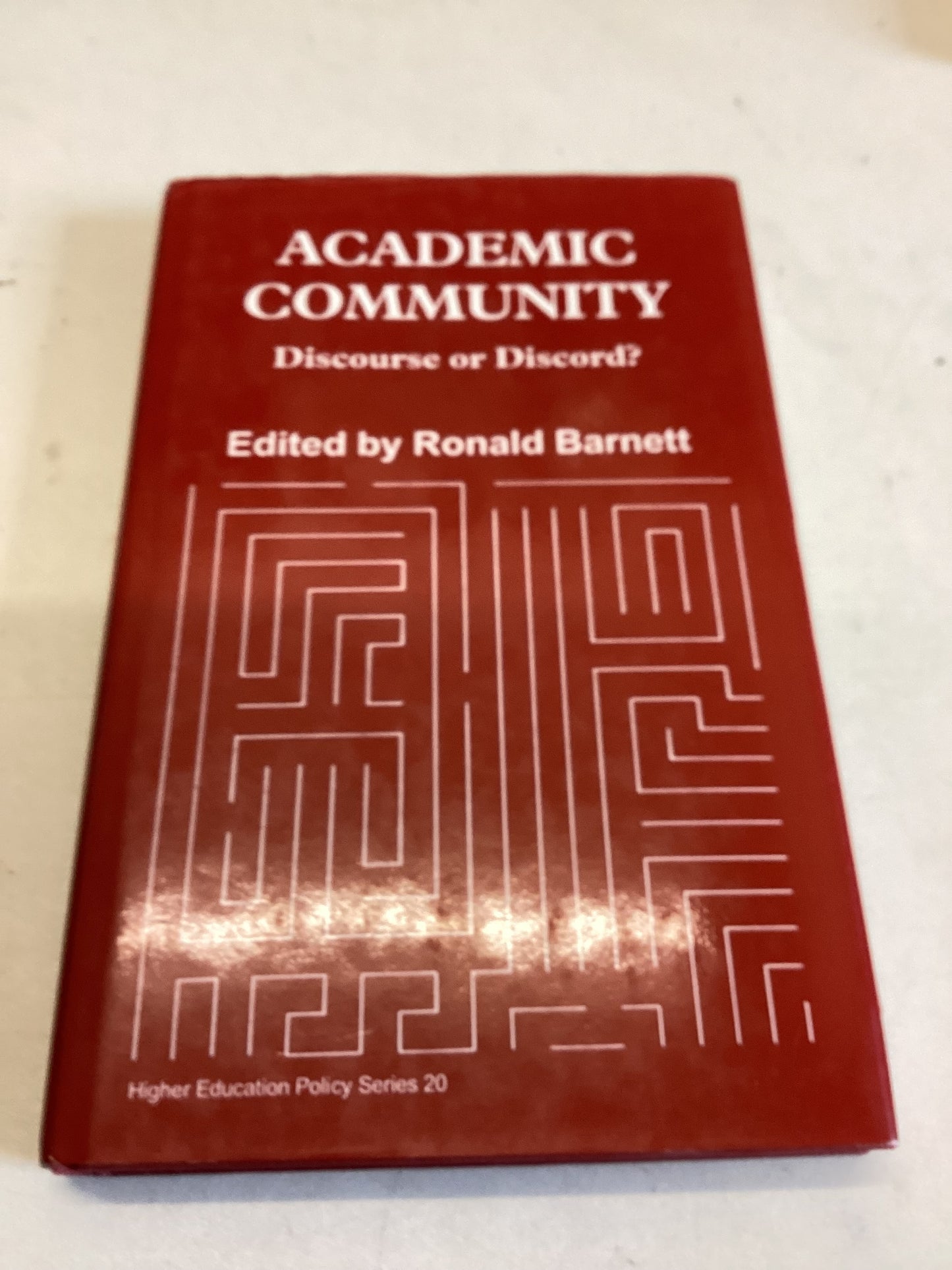 Academic Community Discourse or Discord?