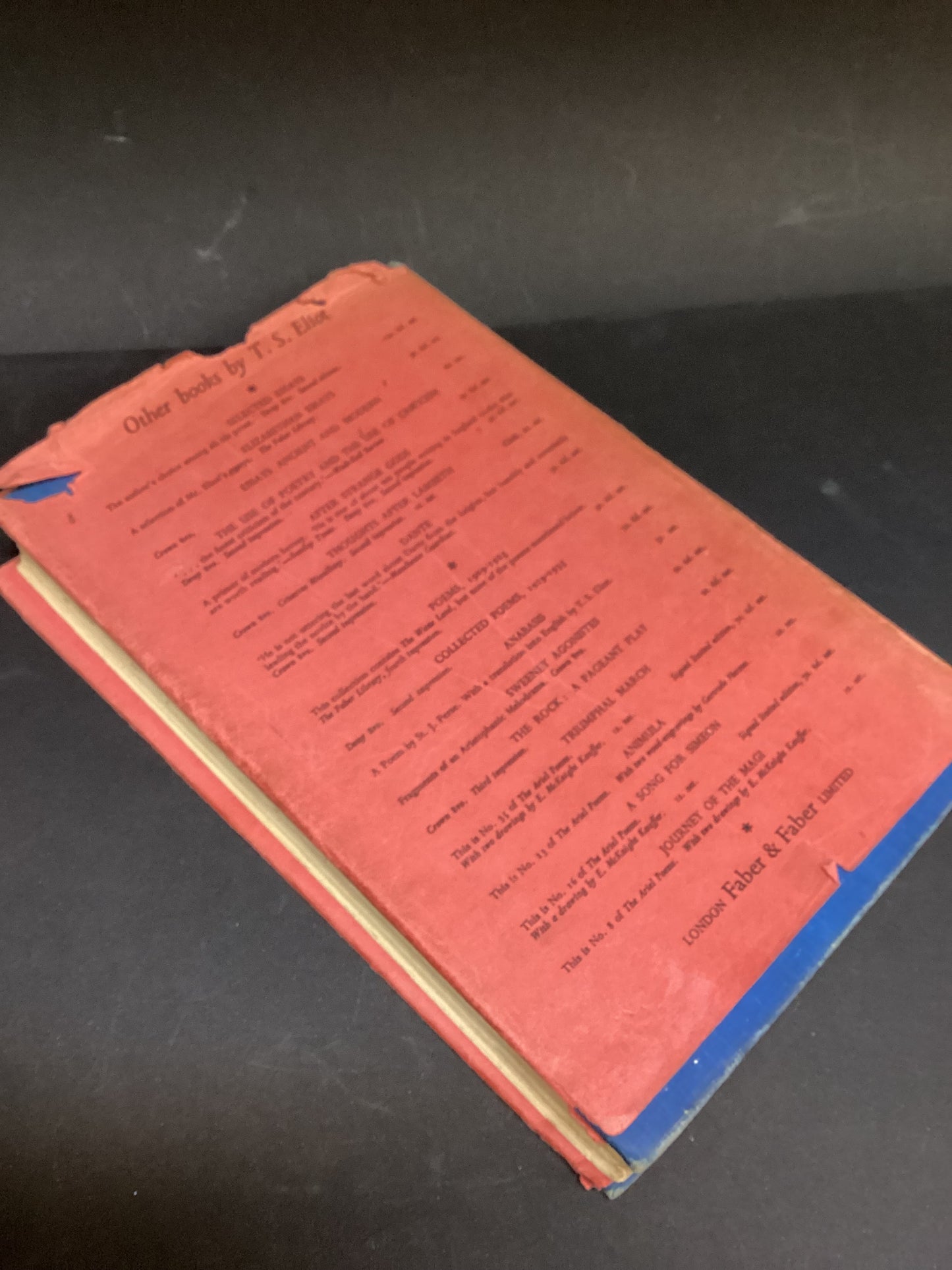 Collected Poems 1909-1935 by T.S. Eliot