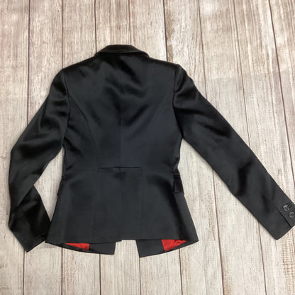 Karen Millen Black Sheen Blazer Size 8