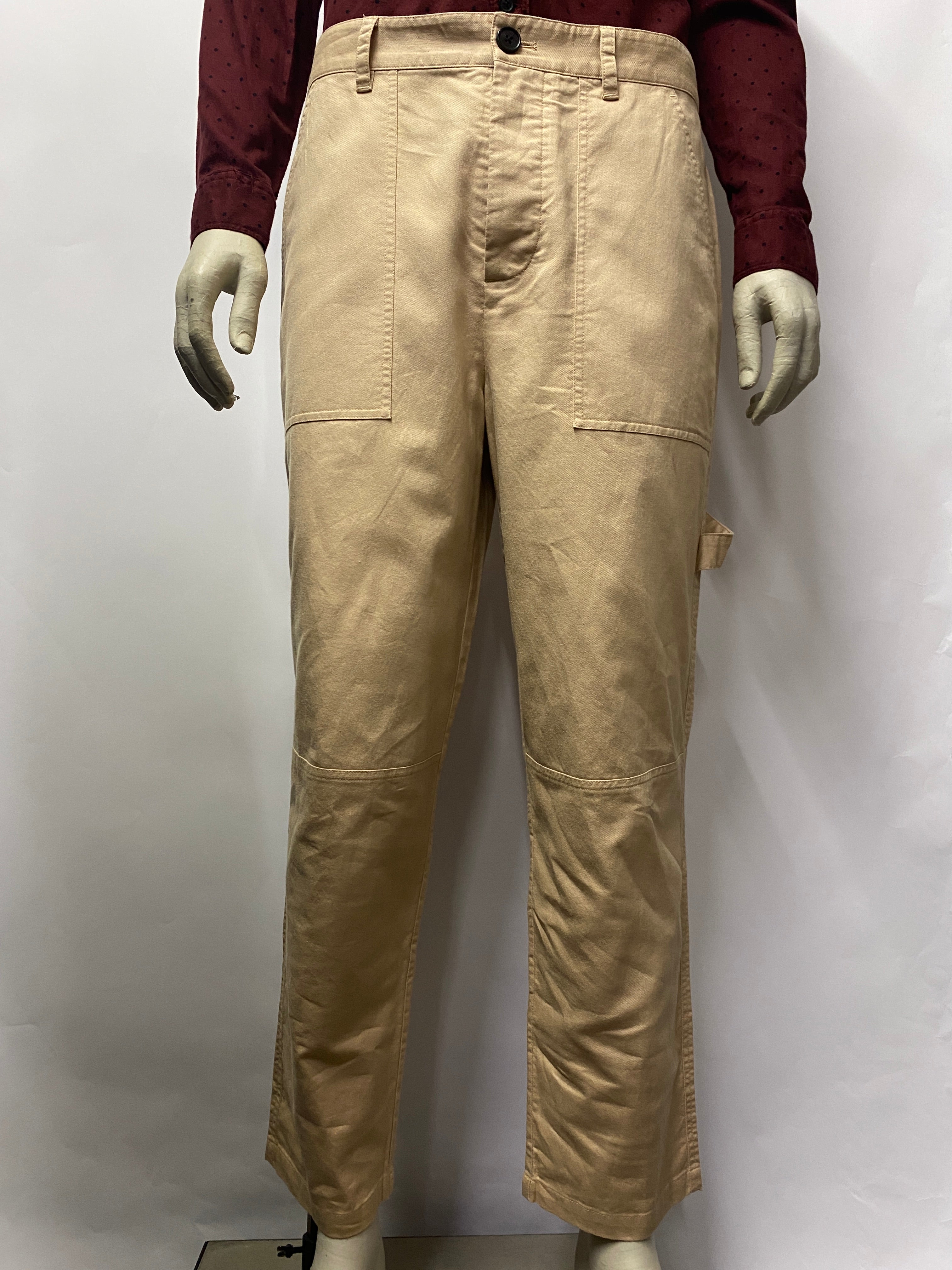 Buy All Saints Tallis Brown Trousers from Next USA