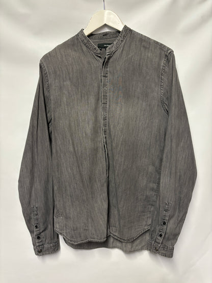 The Kooples Grey Denim Shirt Medium