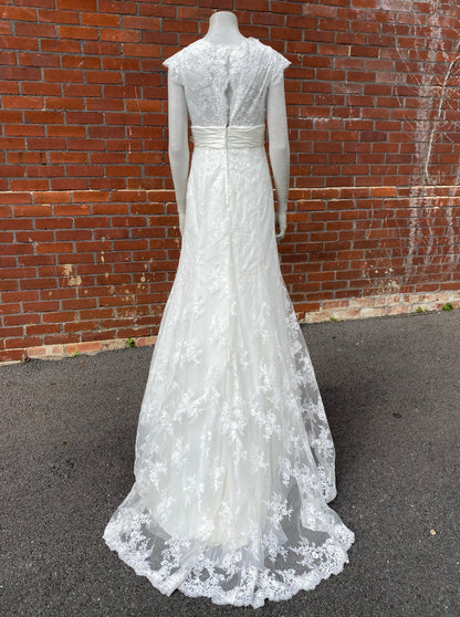 WTOO By Watters Ivory Lace Wedding Dress 8