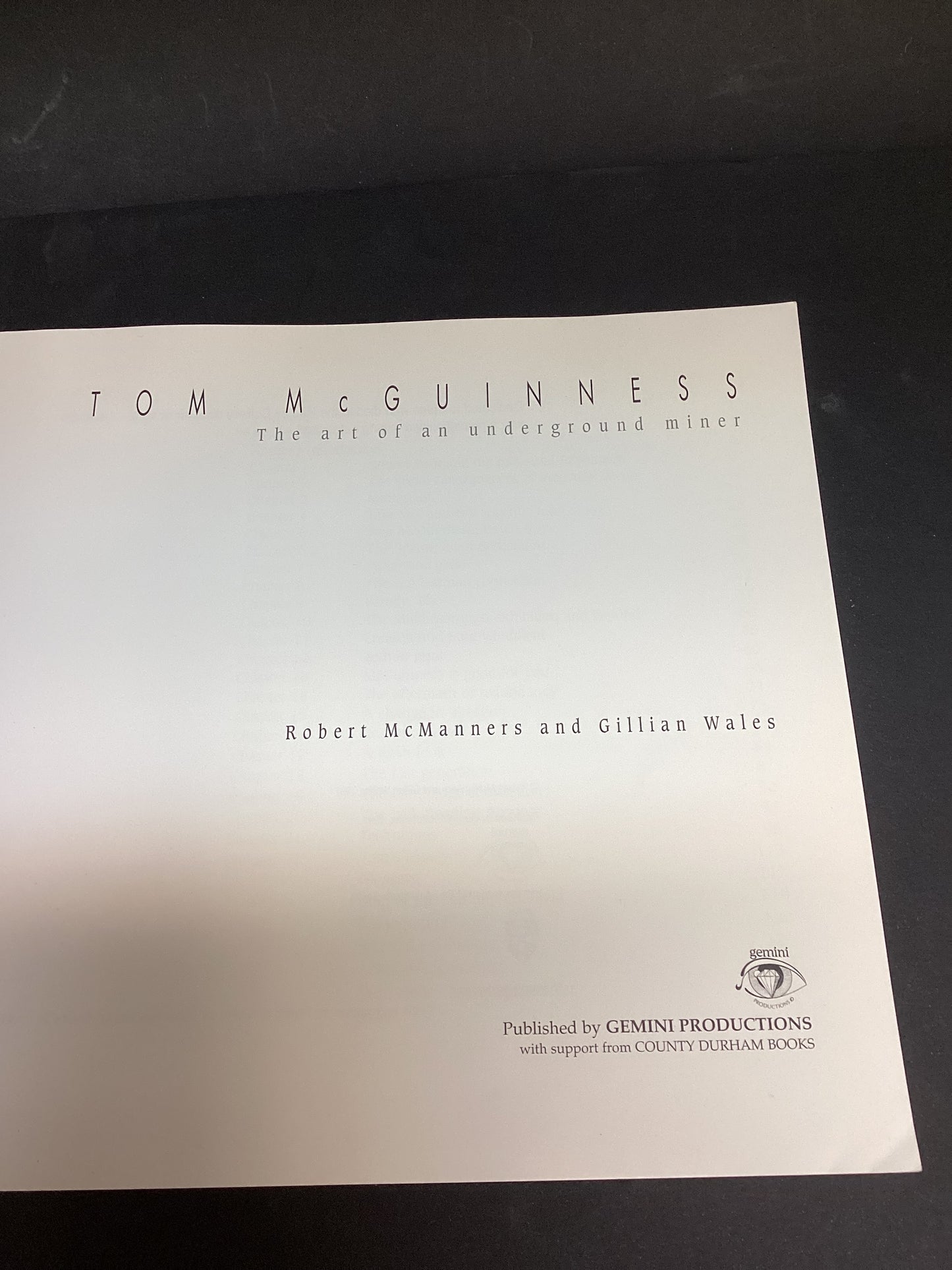 The Art of an Underground Miner by Tom McGuinness