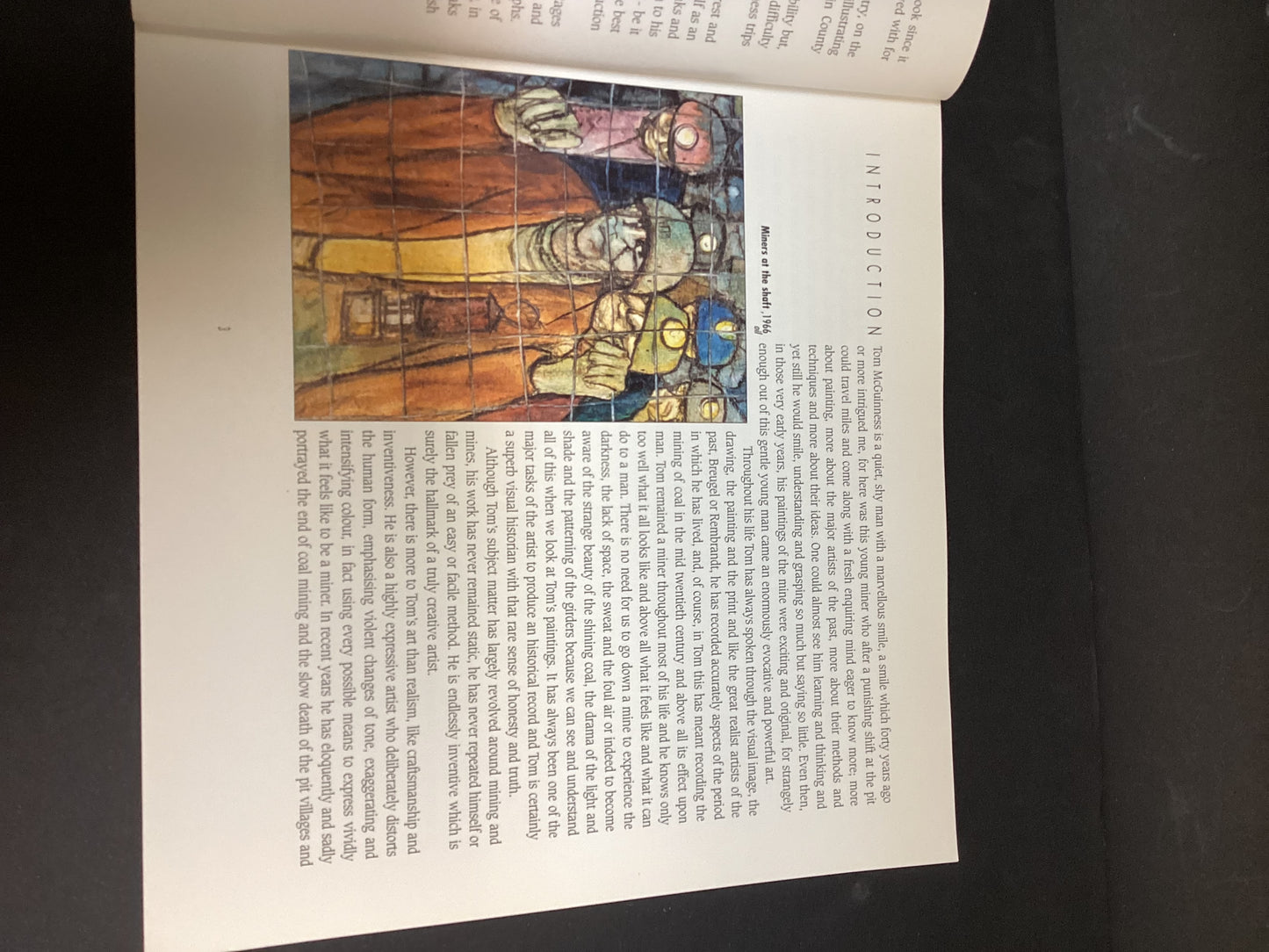 The Art of an Underground Miner by Tom McGuinness