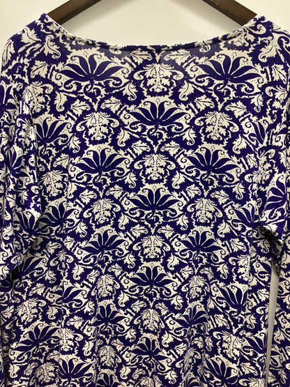 The Masai Clothing Company Blue and White Tunic Dress Size M