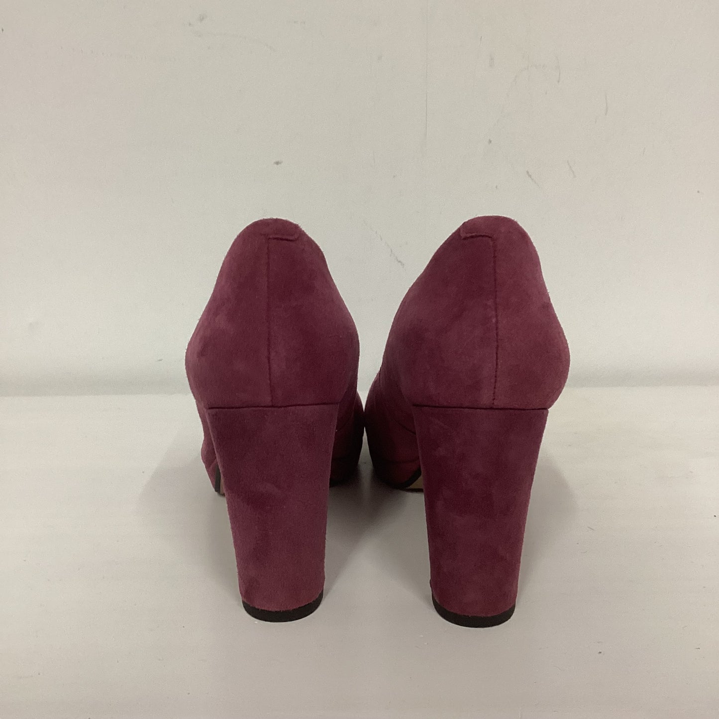 Clarks Burgundy Court Heel Shoes Size 7