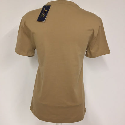 BNWT Polo Ralph Lauren Tan Brown Slim Fit T Shirt Size S