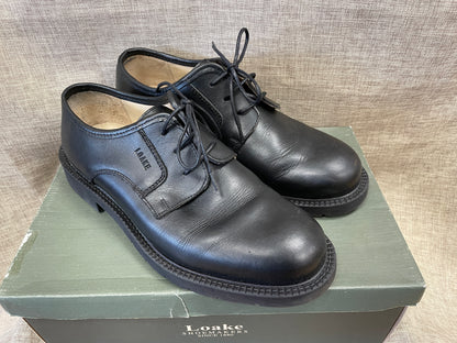 Loake New in Box Black Leather Lace Up Shoes UK 8.5