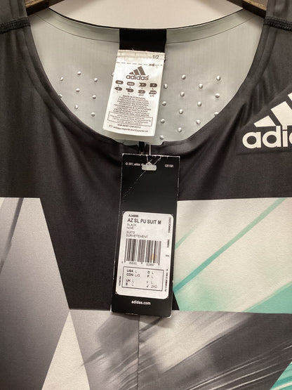 BNWT Adidas Thriatlon Performance Suit Black and Aqua Size L