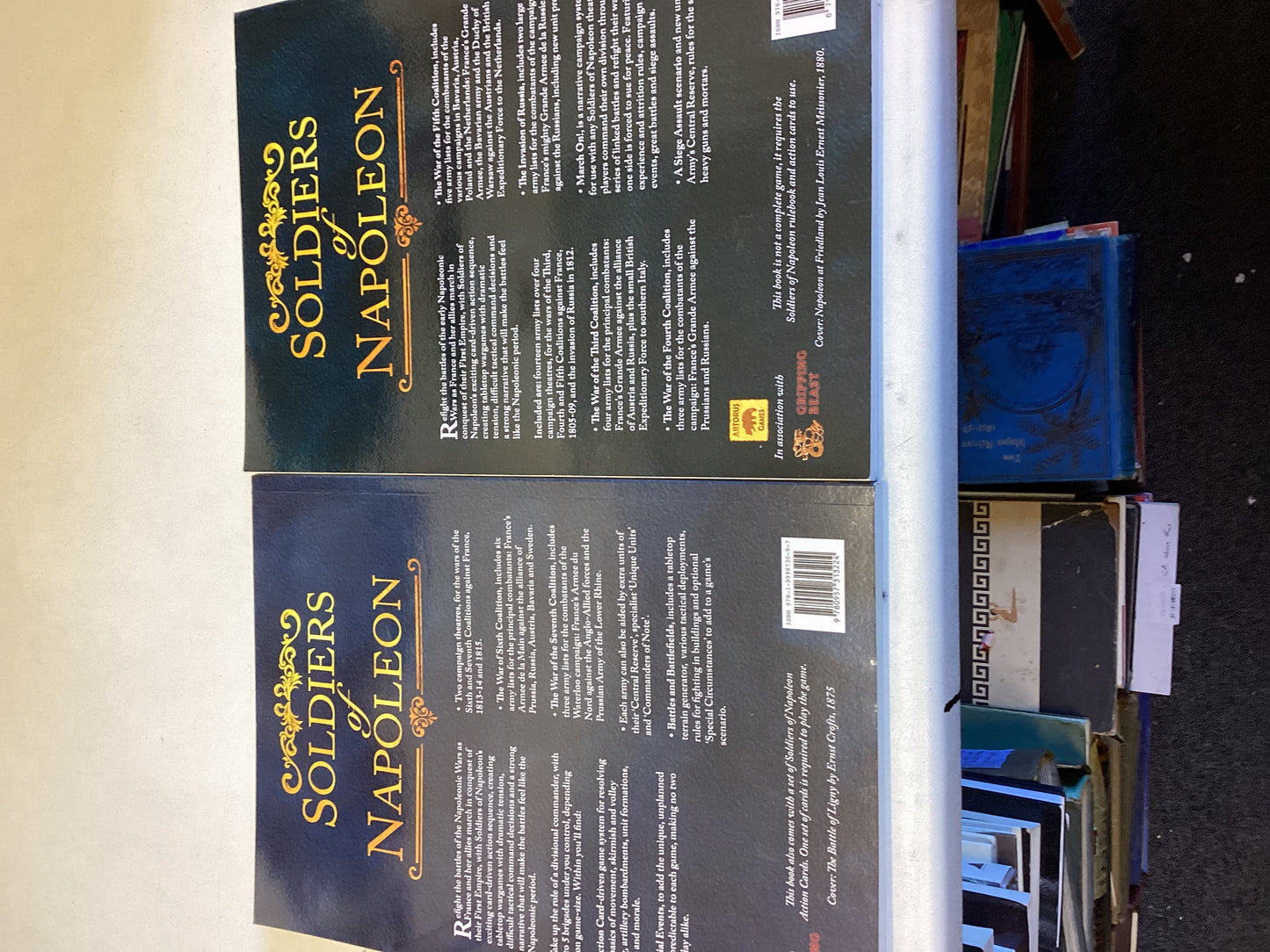 Soldiers of Napoleon Wars of The First Empire Supplement  and Card-Driven Tabletop