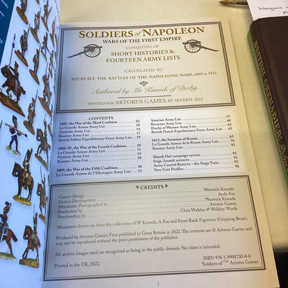Soldiers of Napoleon Wars of The First Empire Supplement  and Card-Driven Tabletop