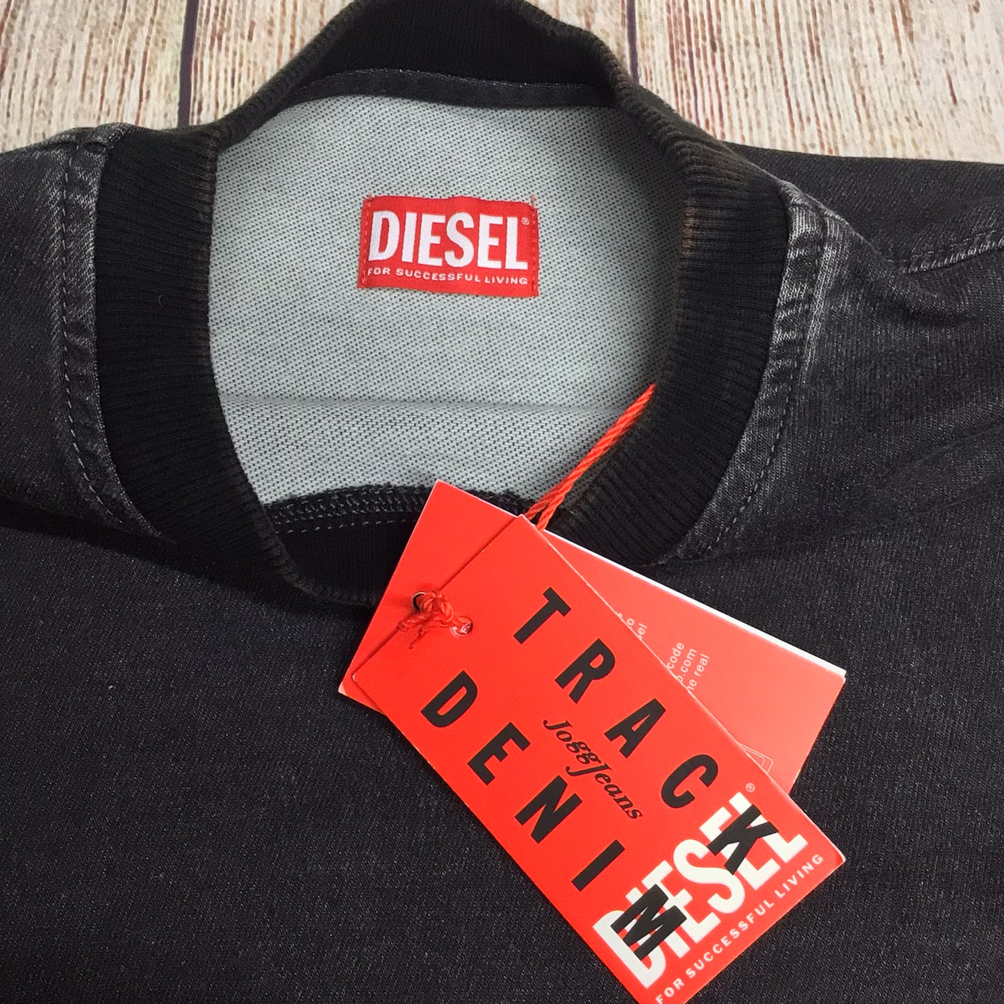 BNWT Diesel Black Denim T Shirt Size S