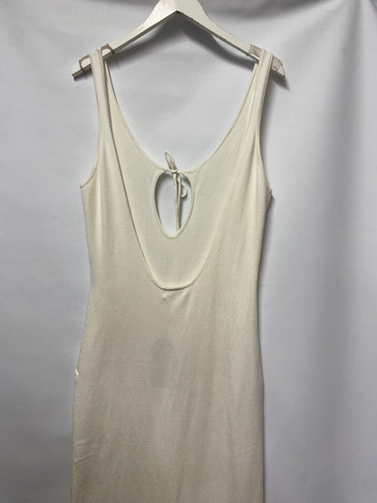 Meshki Sleeveless Cream knit Dress XL BNWT