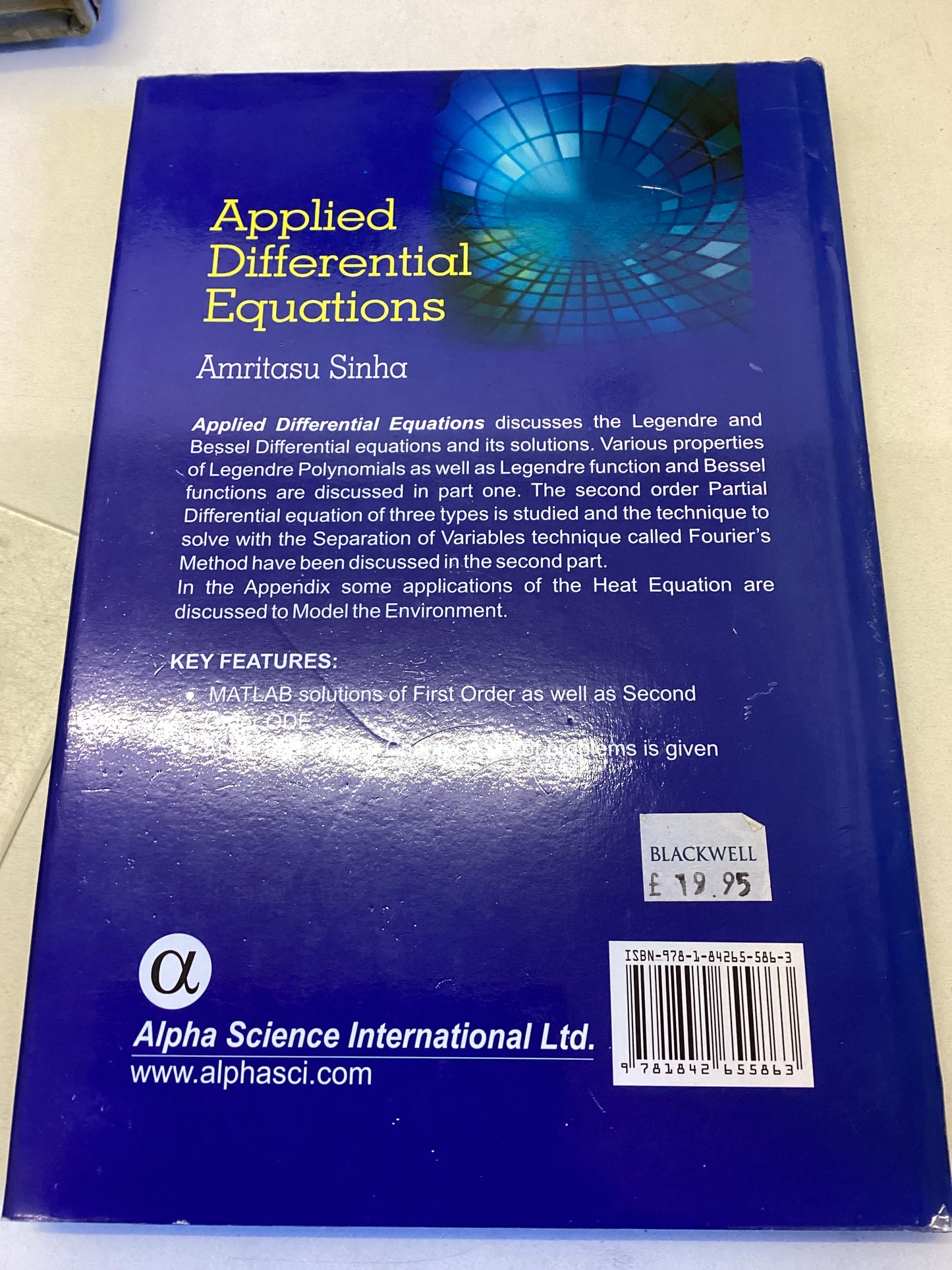 Applied Differential Equations Amritasu Sinha