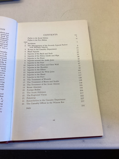 The Casualty Officer's Handbook Second Edition Maurice Ellis