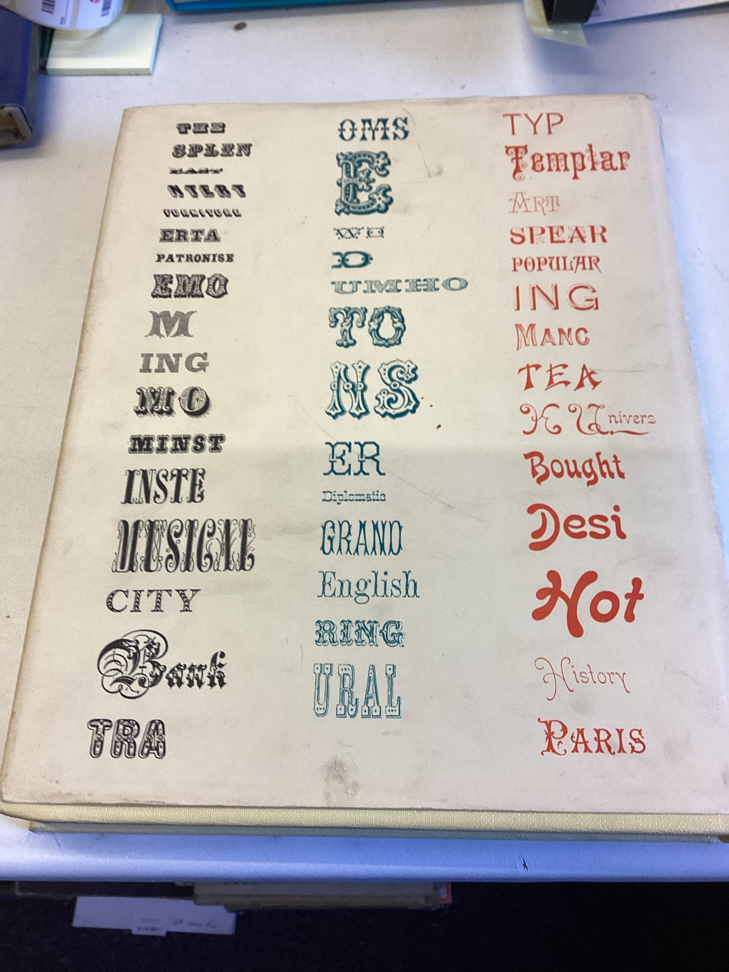 Nineteenth Century Ornamented Typefaces By Nicolete Gray