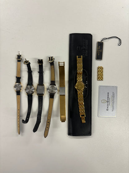 Seiko, Pulsar, Bucherer, Timex, Limit and Enzo Giomani Womens Vintage Watch Bundle (spares and repairs)