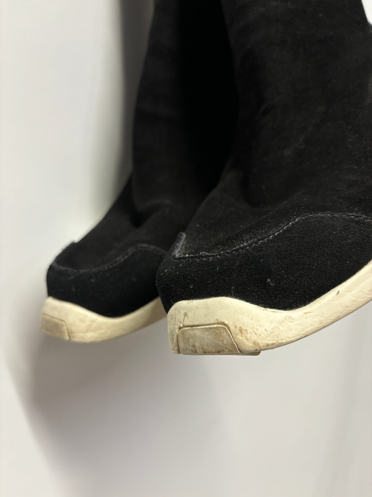 Rick Owens x Adidas Black Suede Sock Boots 6