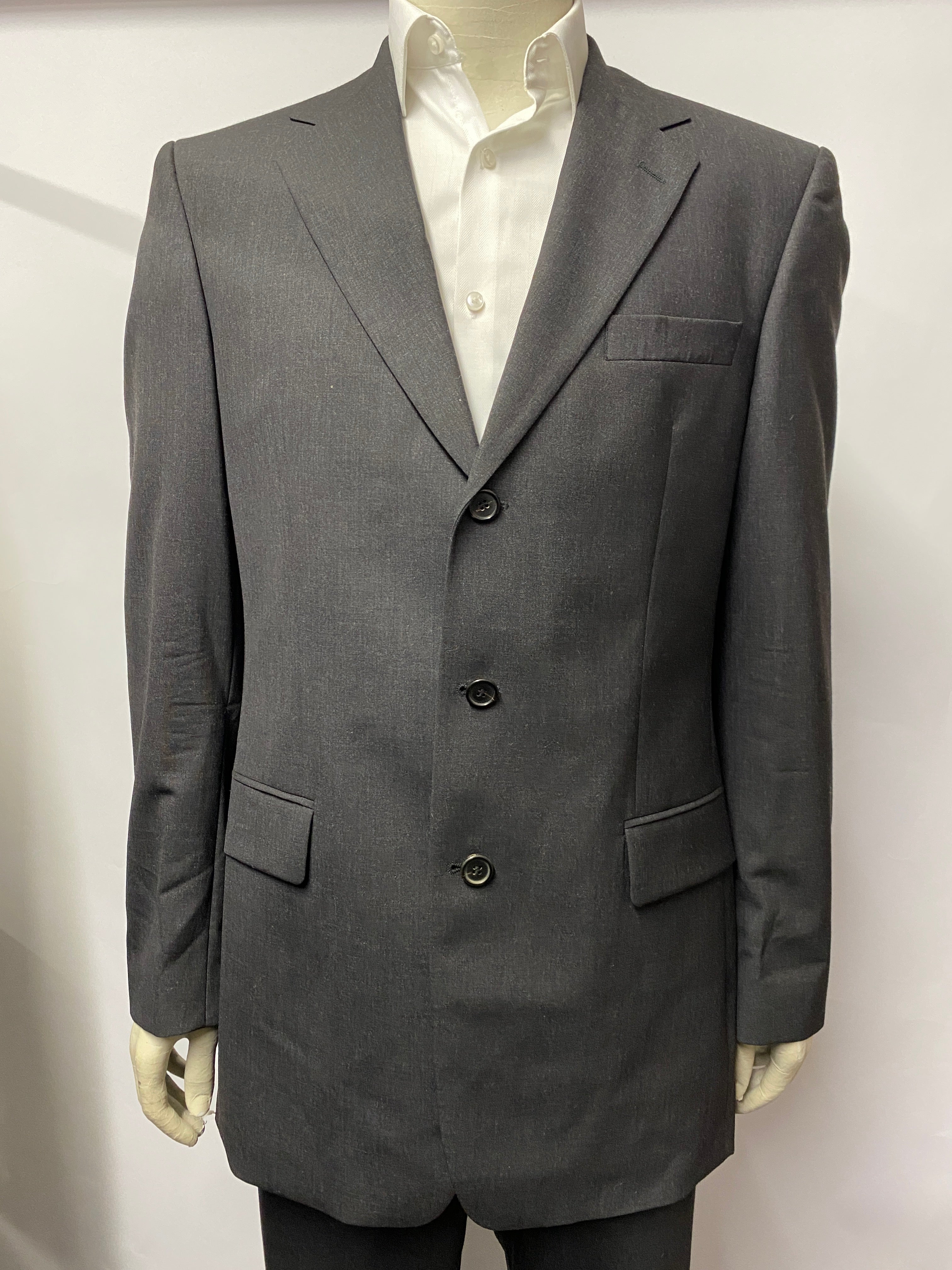 Hugo Boss Grey Angelico Palmer Jacket and Trouser Wool Suit L/XL