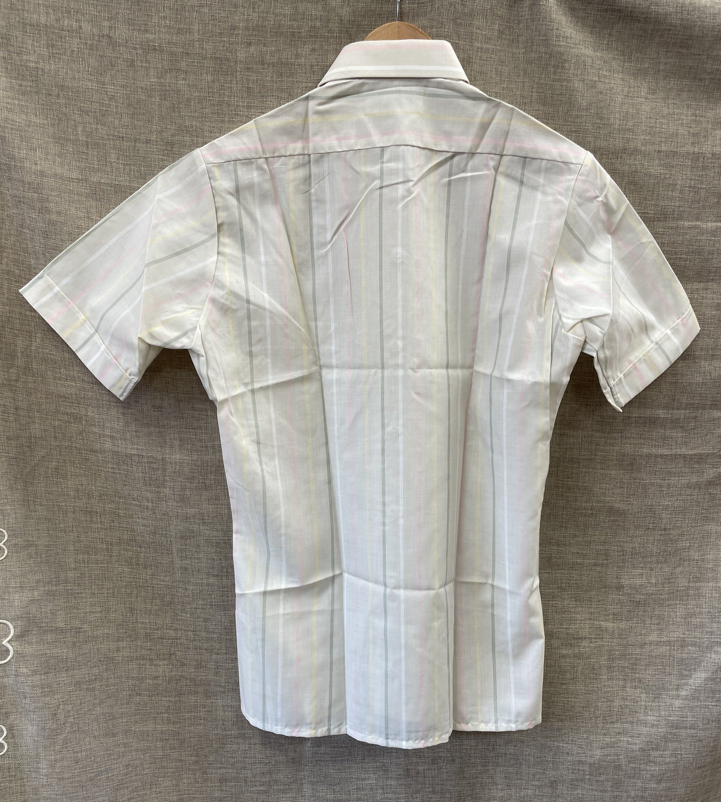 Panache Vintage New Old Stock Short Sleeve Striped Shirt Small