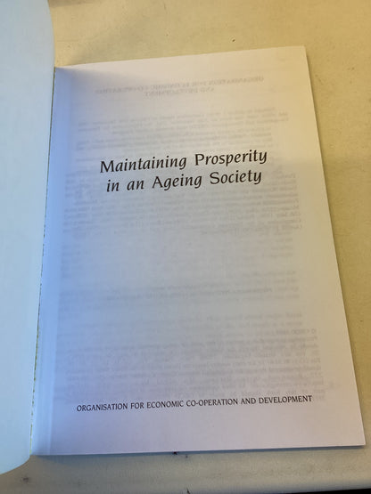 Maintaining Prosperity In An Ageing Society