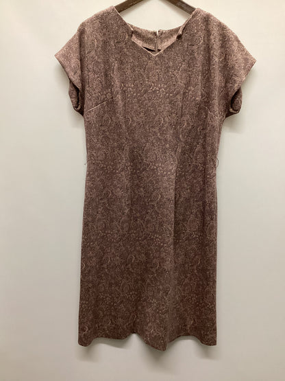 Vintage Sparkly Paisley Dress Size L