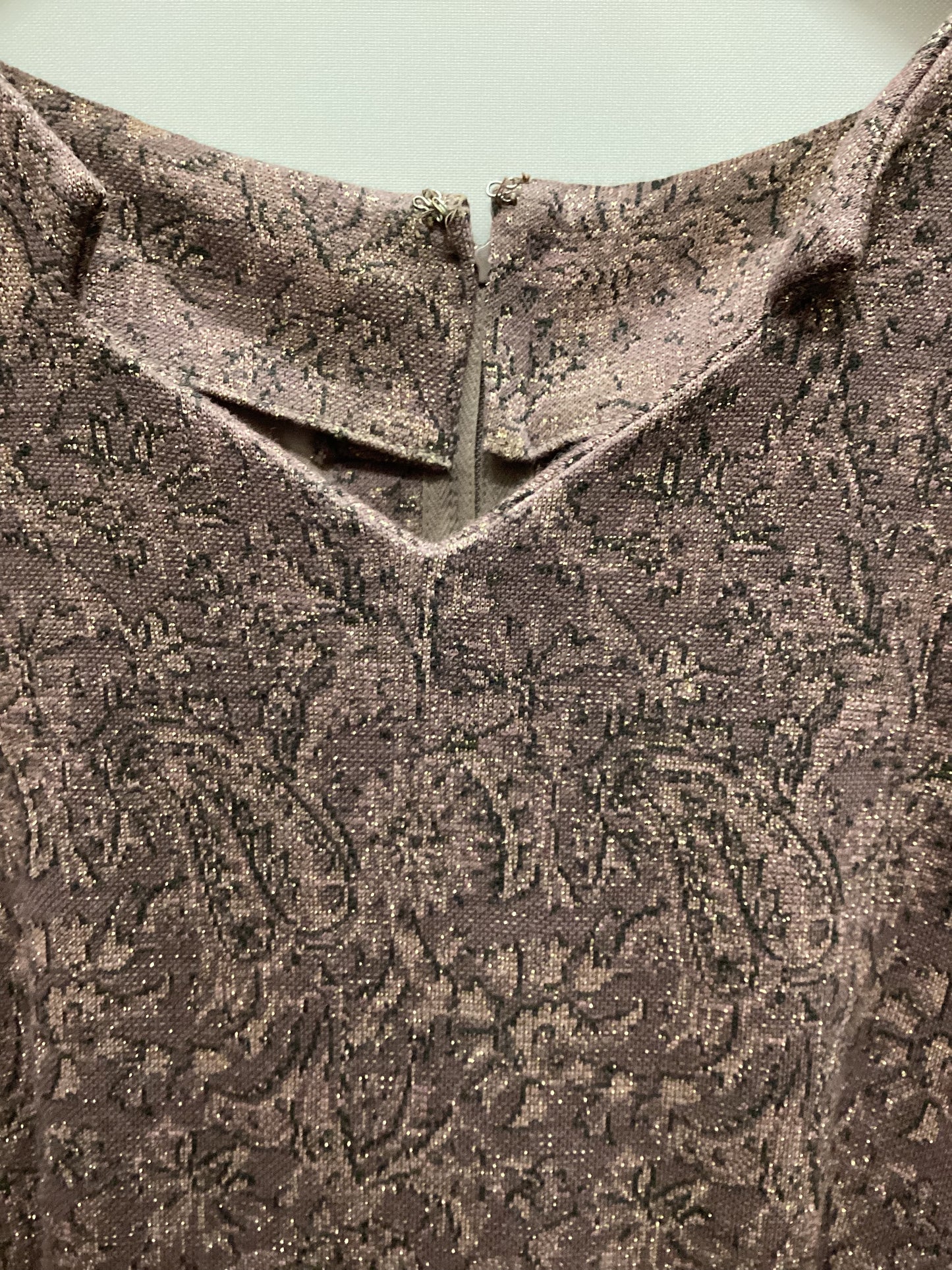 Vintage Sparkly Paisley Dress Size L