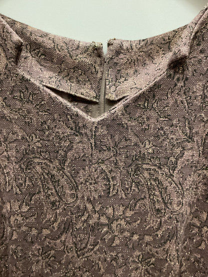 Vintage Sparkly Paisley Dress Size L