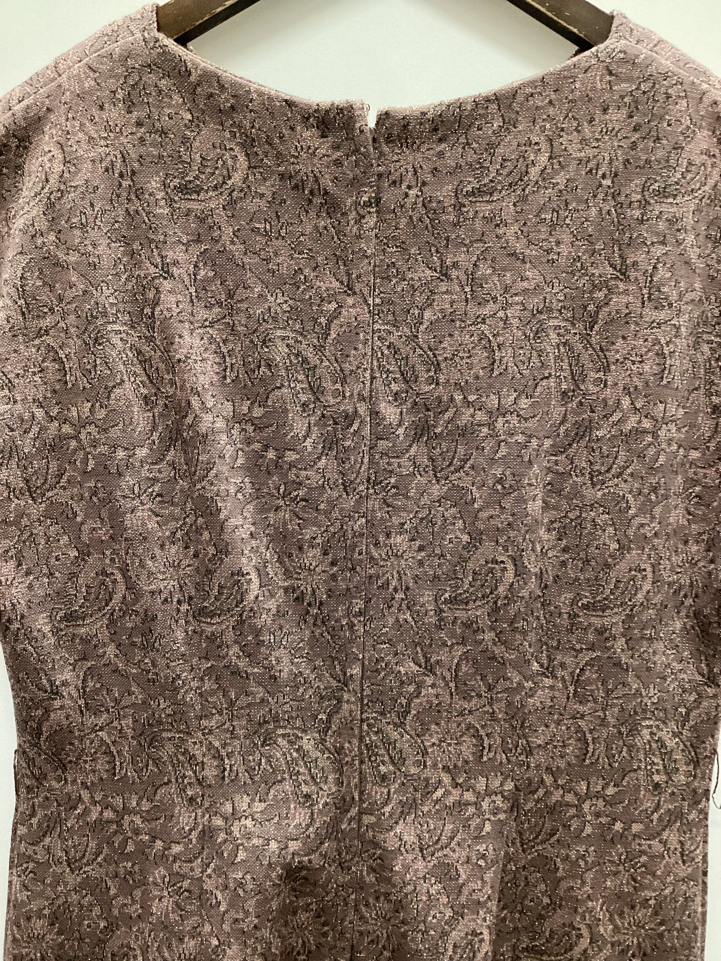 Vintage Sparkly Paisley Dress Size L