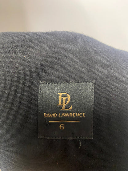 David Lawrence Black & White Sleeveless Midi Dress 6