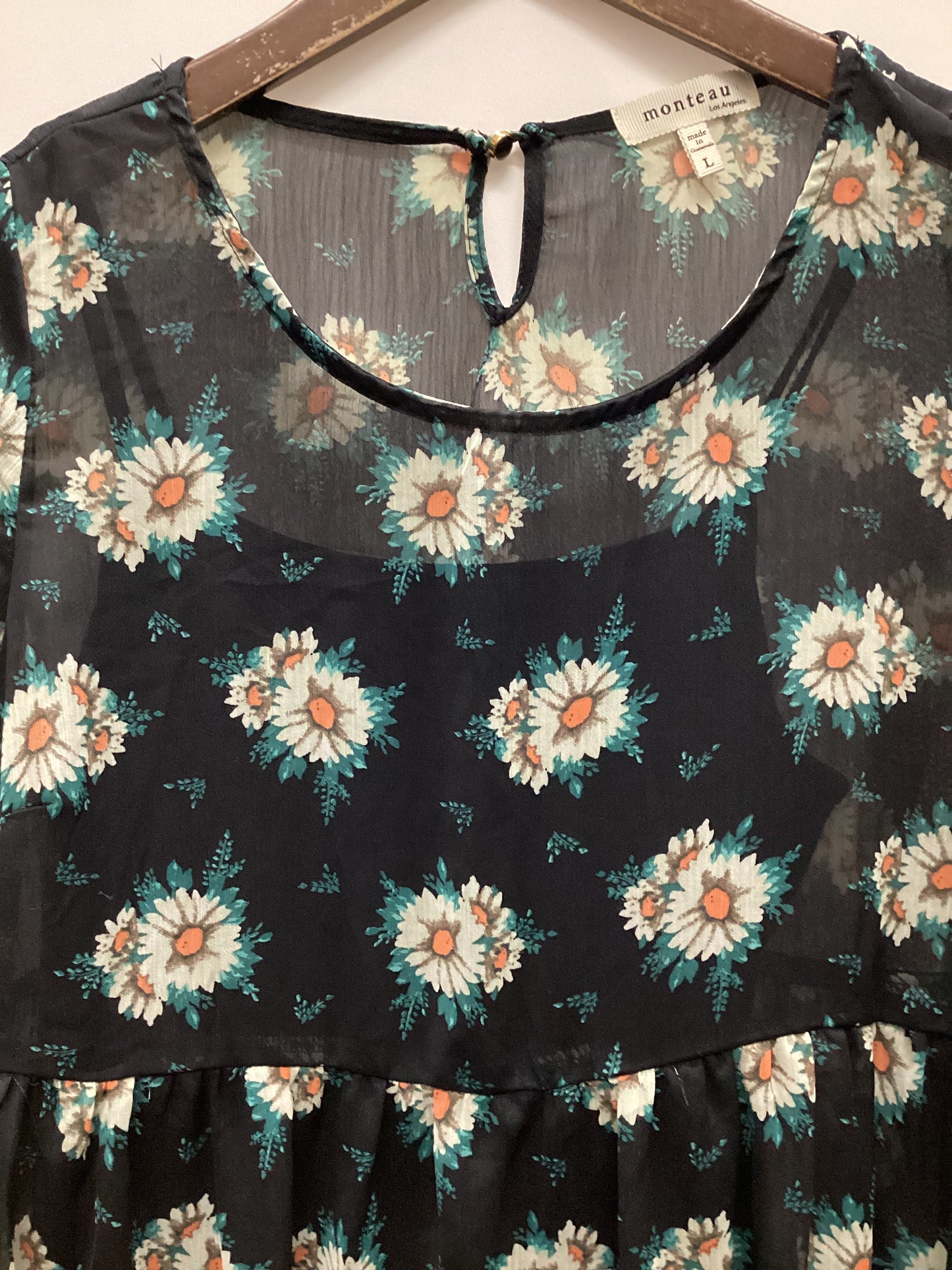 Monteau Daisy Babydoll Dress Size L