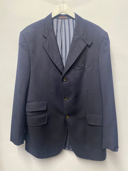 Etro Navy Wool Sports Jacket 44